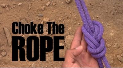 Choke the Rope: Tying a Climber to a Figure 8 Knot